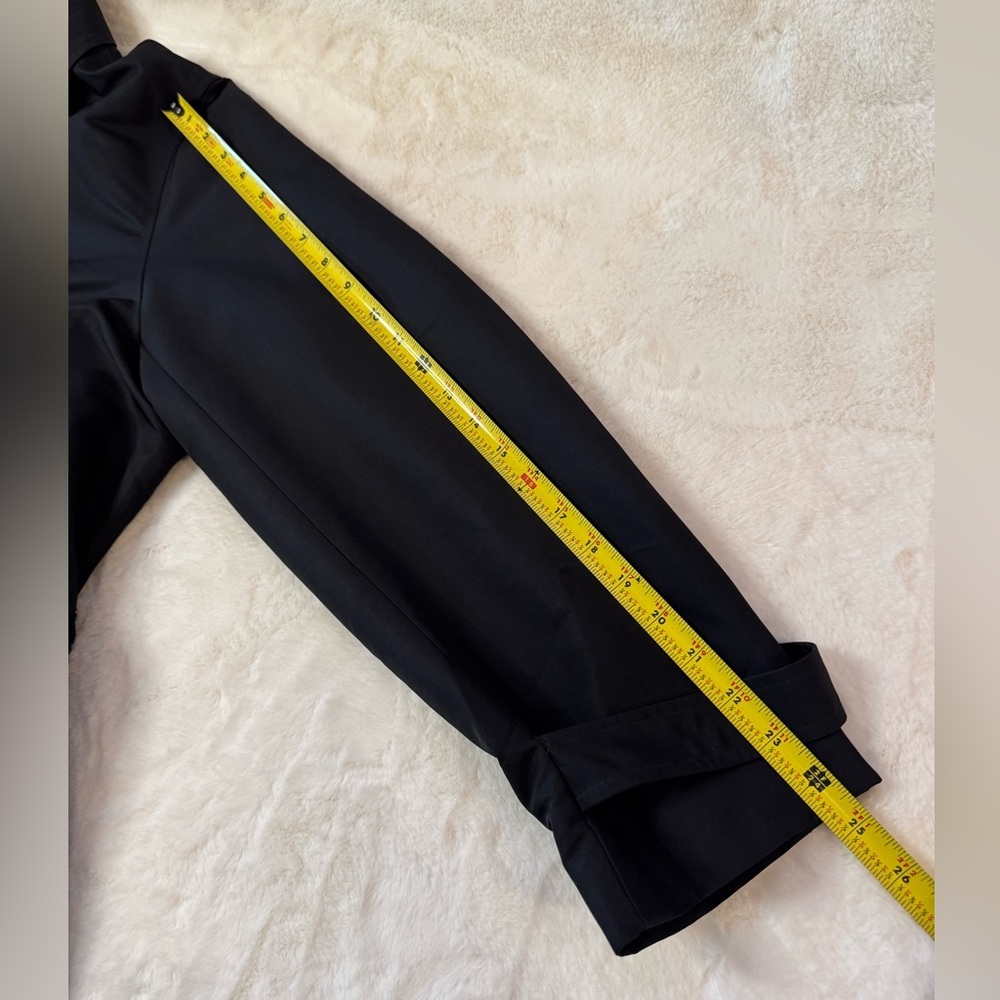 Lauren Ralph Lauren Black Belted Maxi Trench Coat- size 3X - Picture 12 of 12